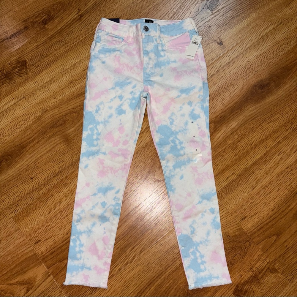 GAP Pastel Tie-Dye Skinny Jeans 8 NWT